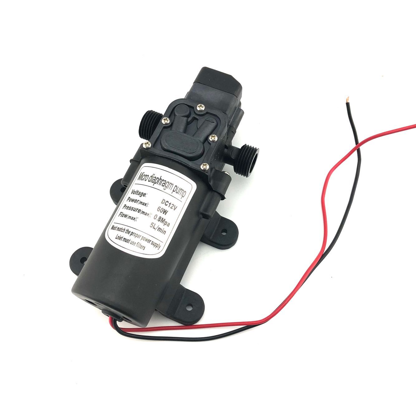 DC 12V 24V Water Pump Pressure - огляд і ціна Mini Peristaltic Pump 12V